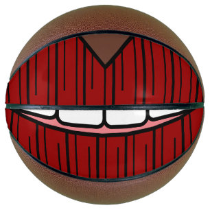 Balón De Baloncesto Sonrisa de los labios rojos
