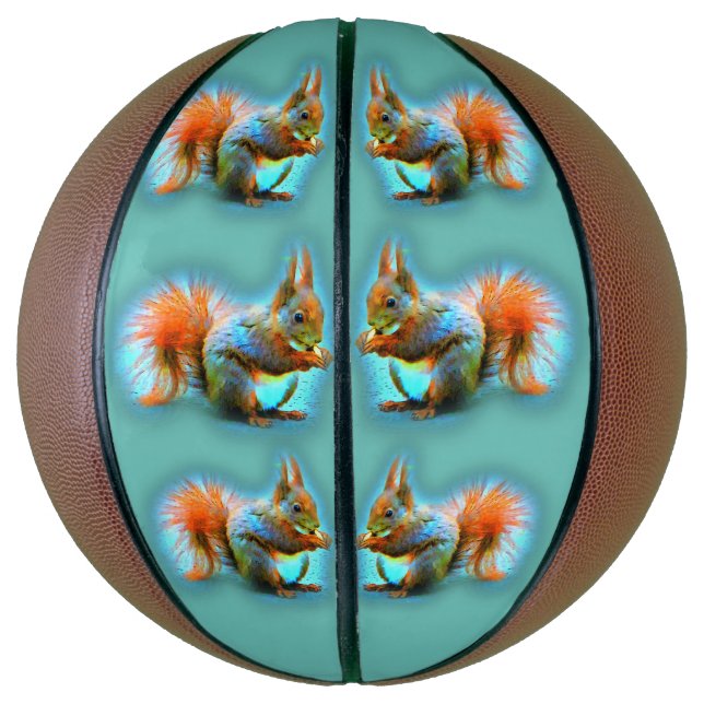 Balón De Baloncesto Squirrel in modern style (Vertical)