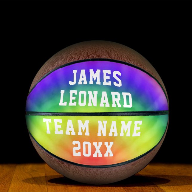 Balón De Baloncesto Su nombre y el tinte de equipo de baloncesto perso (Subido por el creador)