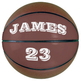 Balón De Baloncesto Su nombre y número de baloncesto personalizado