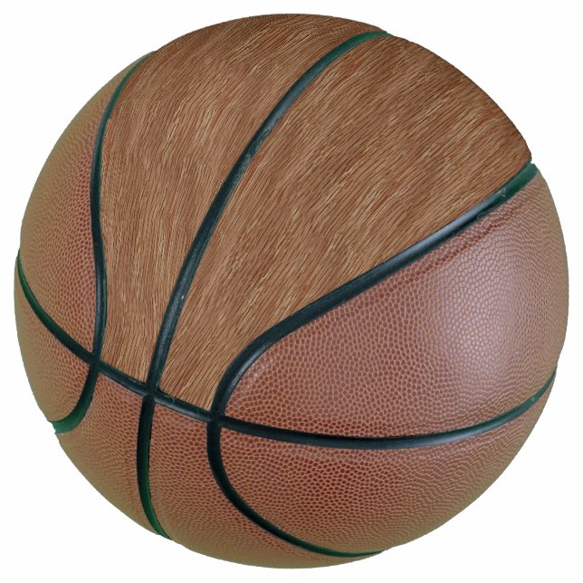 Balón De Baloncesto Tan Brown Natural Oak Wood Grain Look (Angular)