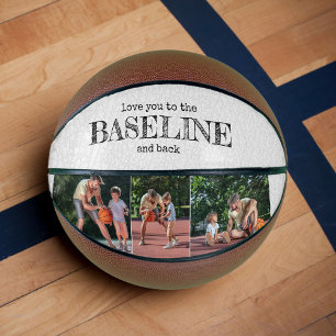 Balón De Baloncesto Te amo hasta la línea de base y de vuelta - 3 Foto