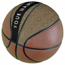 Balón De Baloncesto Tecla de lucioperca griega H Brown, su nombre, per