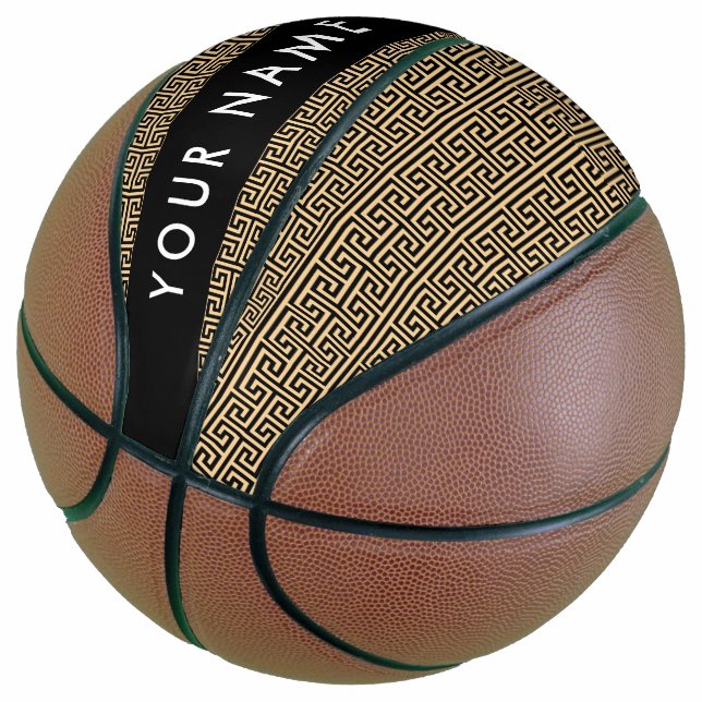 Balón De Baloncesto Tecla de lucioperca griega H Brown, su nombre, per (Angular)