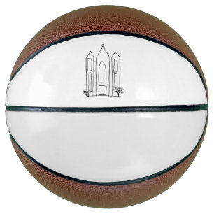 Balón De Baloncesto Templo LDS Salt Lake City simple mormón moderno