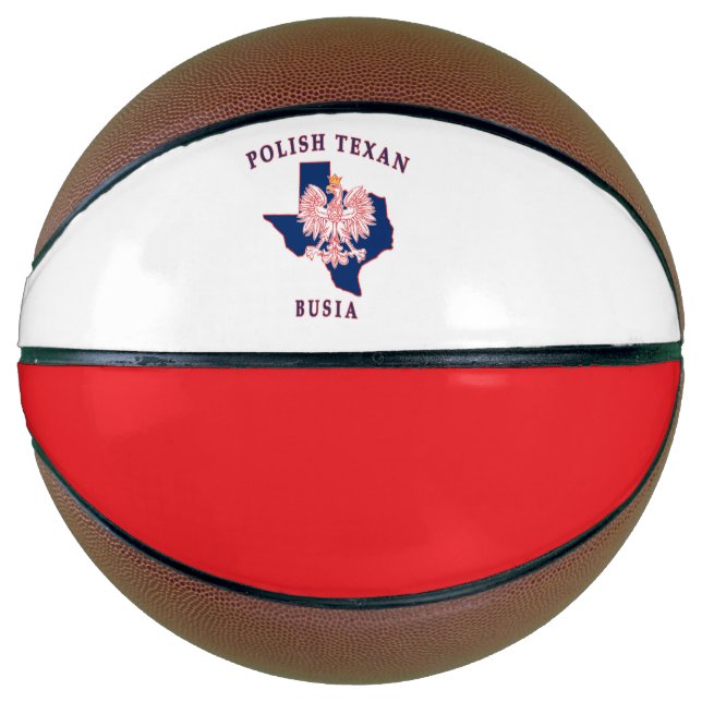 Balón De Baloncesto Texan Busia polaco (Anverso)