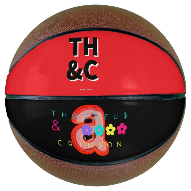 Balón De Baloncesto thaddeus & crimson, Adam Moyer, Addi Nicki (Anverso)