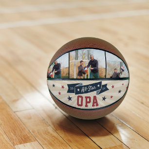 Balón De Baloncesto Todo Estrella Opa Personalizado foto abuelo