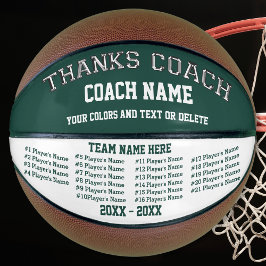 Balón De Baloncesto Todos los jugadores, colores de equipo en regalos