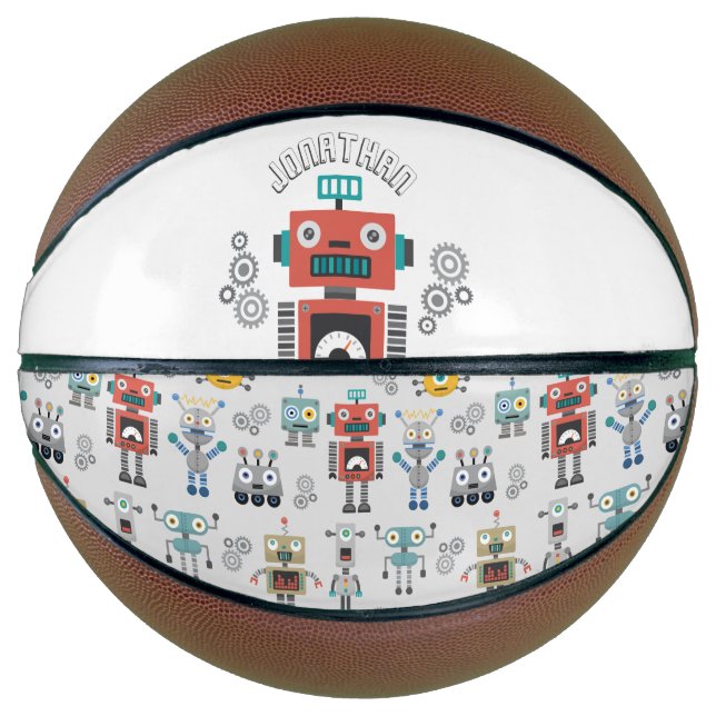 Balón De Baloncesto Toy Robots (Anverso)