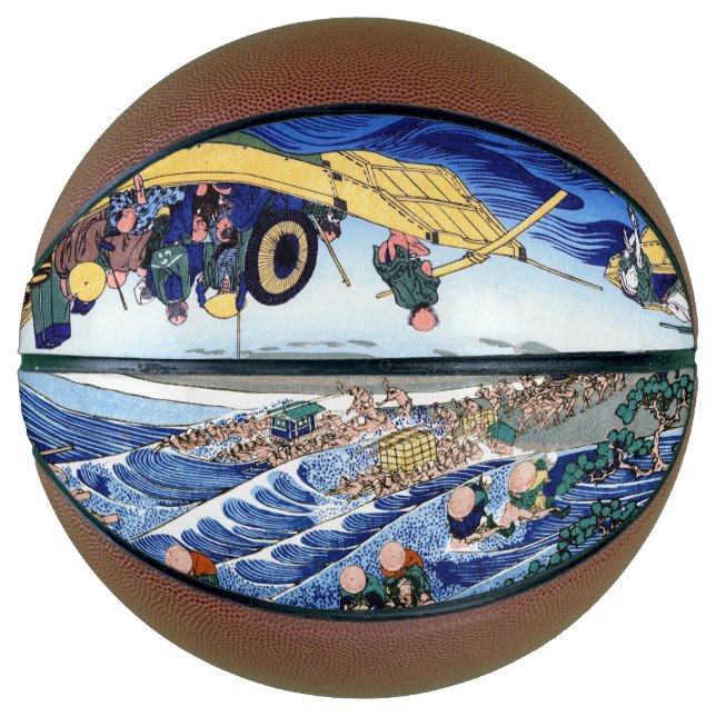 Balón De Baloncesto Treinta y seis vistas del paisaje del Monte Fuji H (Anverso)