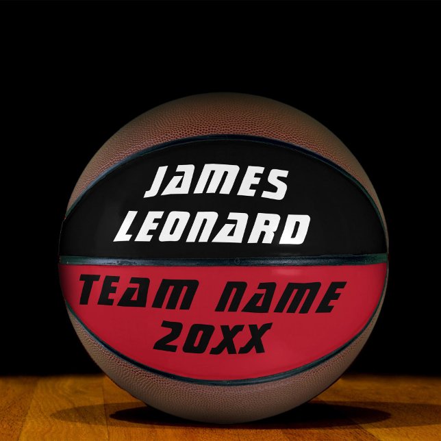 Balón De Baloncesto Tu nombre y equipo colocan el baloncesto personali (Subido por el creador)