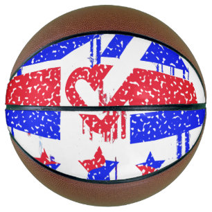 Balón De Baloncesto Un tributo angustiado a visiones vintage con Speck