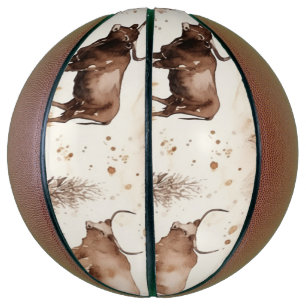 Balón De Baloncesto Vacas de la región montañosa occidental