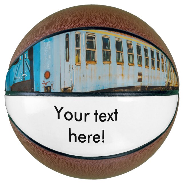 Balón De Baloncesto Viejo tren (Anverso)