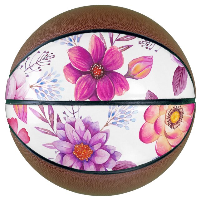 Balón De Baloncesto Violet rosa (Anverso)