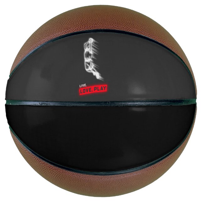 Balón De Baloncesto  Vive Ama Juega  (Anverso)