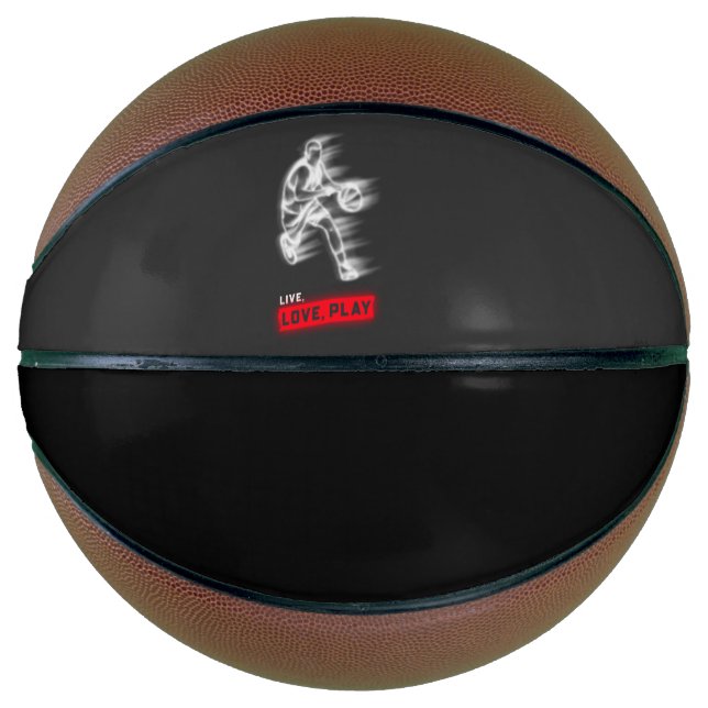 Balón De Baloncesto  Vive Ama Juega  (Anverso)