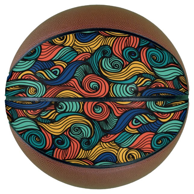 Balón De Baloncesto Wool Topped paisley (Anverso)