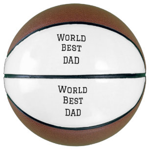 Balón De Baloncesto World best DAD PADRE añadir nombre de texto deport