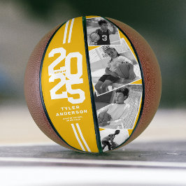Balón De Baloncesto Yellow 2025 Graduation Senior 4 Photo