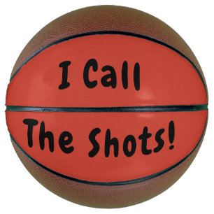 Balón De Baloncesto Yo mando Cita divertida de baloncesto