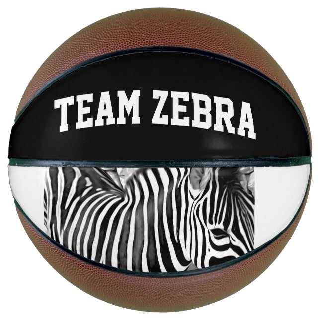 Balón De Baloncesto zebra de equipo (Anverso)