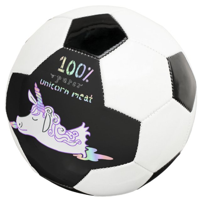 Balón De Fútbol 100% Puro Unicornio (Tres cuartos)