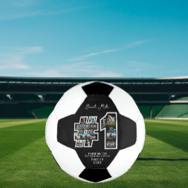 Balón De Fútbol #1 coach custom photo montage collage team sport