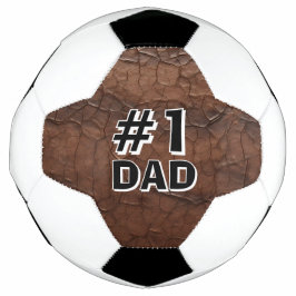 Balón De Fútbol #1 Papá de aspecto de cuero