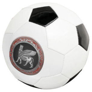 Balón De Fútbol [310] Toro alado asirio - Plata Lamassu