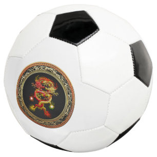 Balón De Fútbol [400] Dragones rojos y amarillos