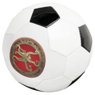 Balón De Fútbol [400] Opulpo sagrado de oro en postura defensiva