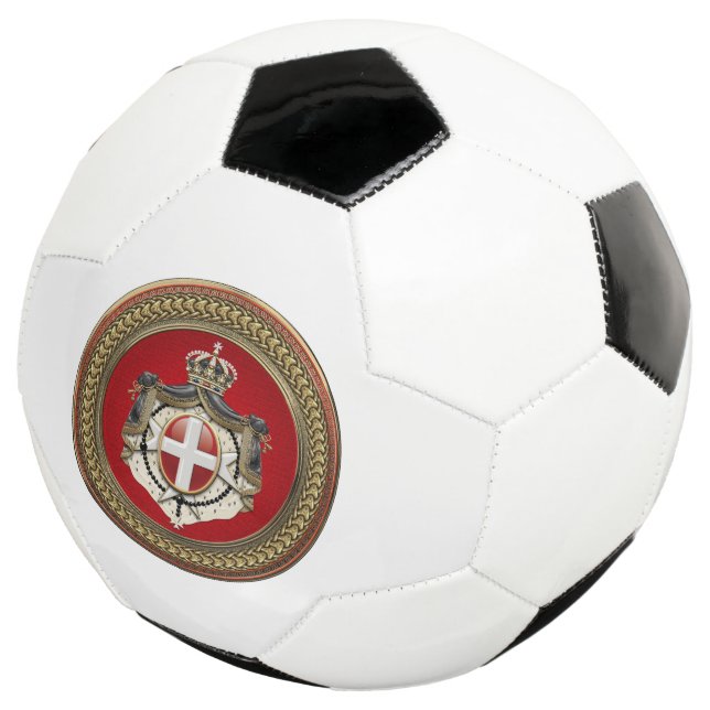 Balón De Fútbol [400] Orden de Malta - Escudo de armas SMOM (Tres cuartos)