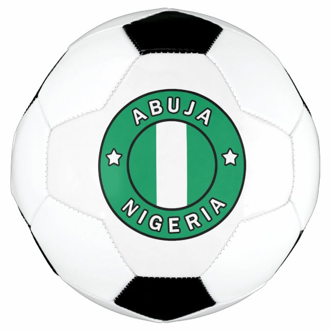 Balón De Fútbol Abuja Nigeria (Anverso)