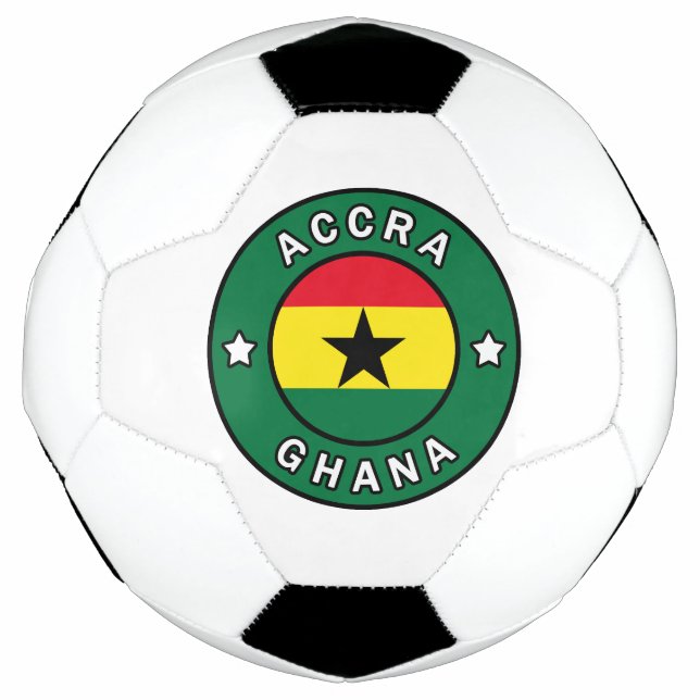 Balón De Fútbol Accra Ghana (Anverso)