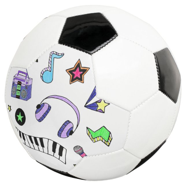 Balón De Fútbol Activar la música (Tres cuartos)