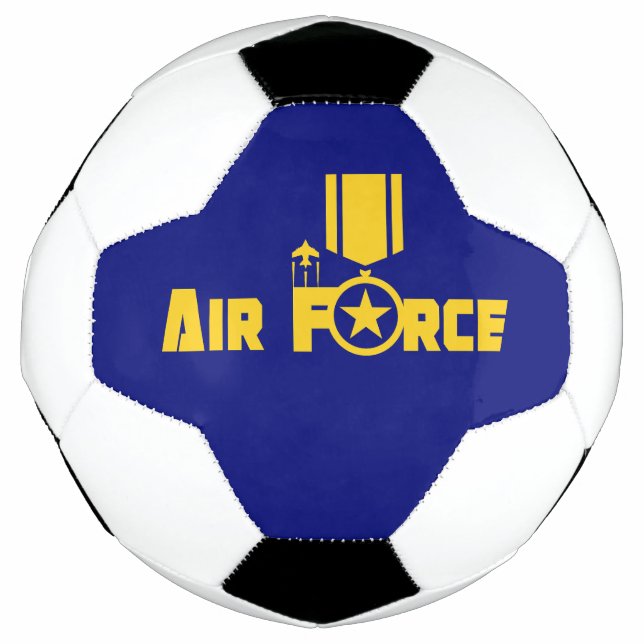 Balón De Fútbol Aeronaves de la Fuerza Aérea de la Estrella Milita (Anverso)