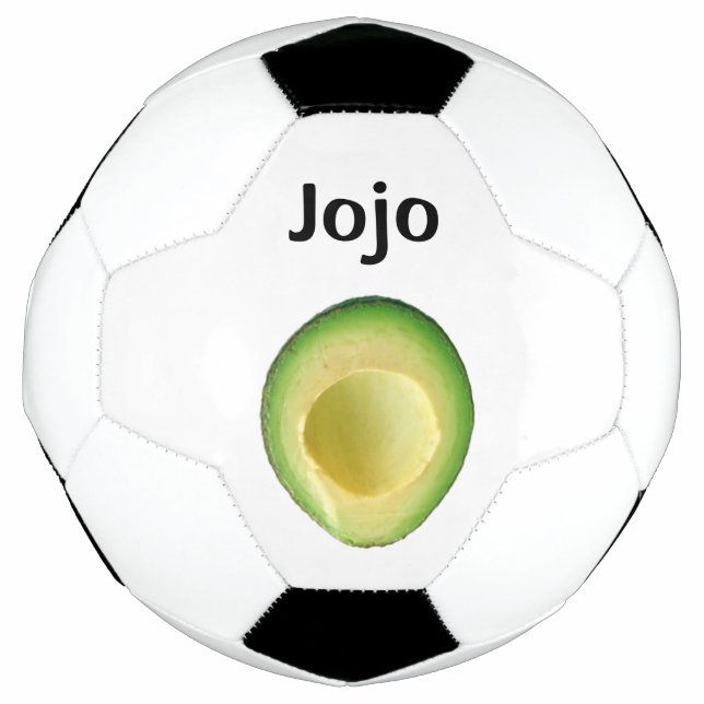 Balón De Fútbol Aguacate Green Guacamole Lover 4Jojo (Anverso)