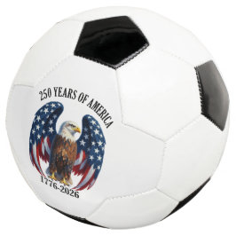 Balón De Fútbol Águila Americana Patriótica 250 Años 1776-2026