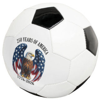 Balón De Fútbol Águila Americana Patriótica 250 Años 1776-2026