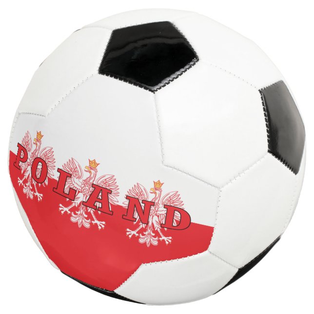 Balón De Fútbol Águilas rojas de Polonia (Tres cuartos)