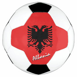Balón De Fútbol Albania: Fútbol y Bandera Albanesa / Deporte