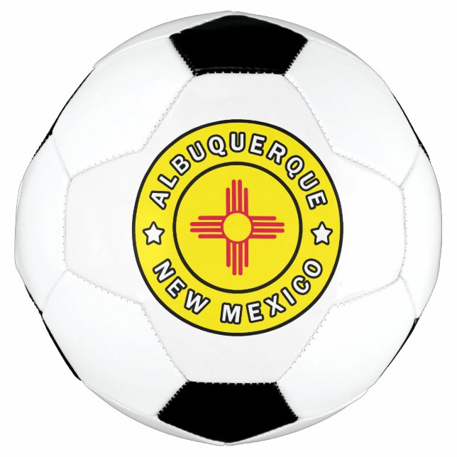 Balón De Fútbol Albuquerque Nuevo México (Anverso)