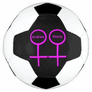 Balón De Fútbol Amantes lesbianos disfrutan de una fiesta de fútbo