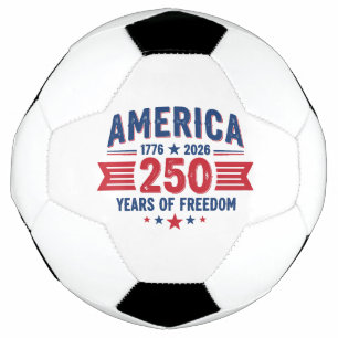 Balón De Fútbol América 1776 2026 250 Años de Libertad Patriótico