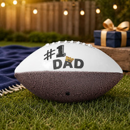 Balón De Fútbol Americano #1 Papá Fútbol Personalizado Amor