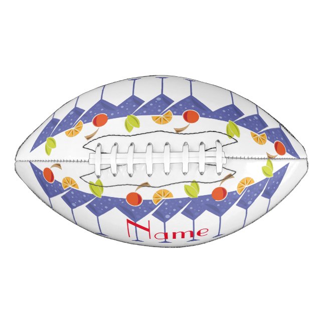 Balón De Fútbol Americano 3 Martini Cocktails Thunder_Cove (Anverso)