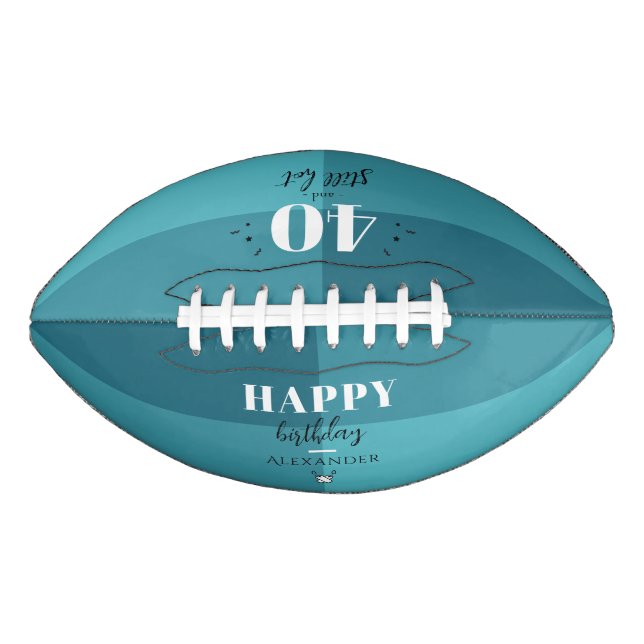 Balón De Fútbol Americano 4 O y todavía caliente (Anverso)