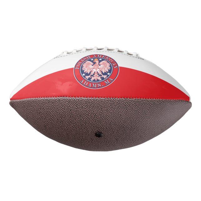 Balón De Fútbol Americano Adams Massachusetts Polaco (Girado 270)